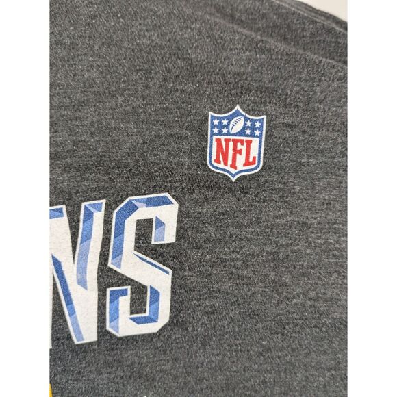 Los Angeles Rams X2L T-Shirt NFC Champions Gray Mens Sports Football Shirt Top - Picture 8 of 9